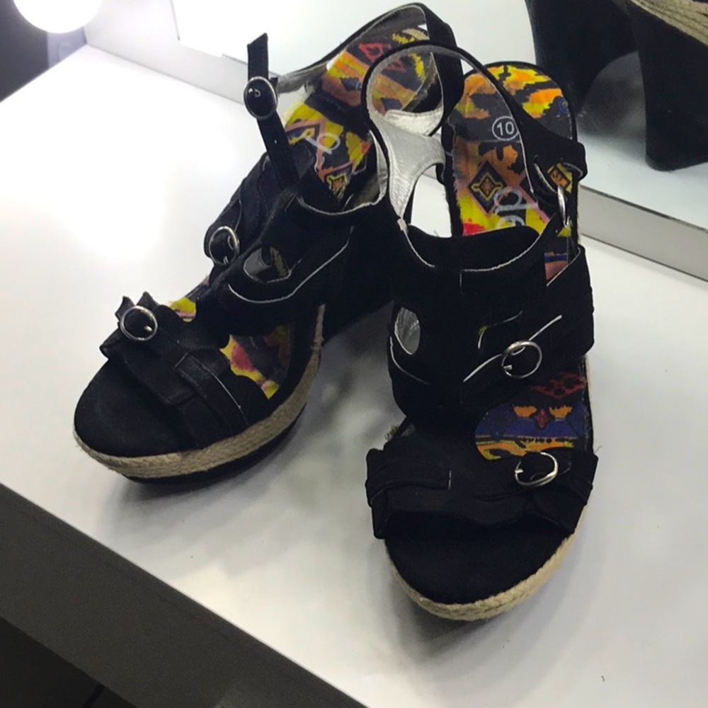 DEB Strappy Wedge Sandals